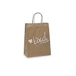 Love Local Kraft Paper Shopping Bags - Petite - 8